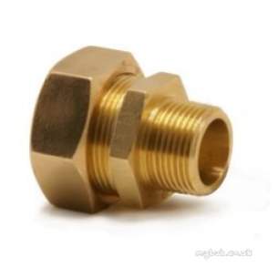 Kuterlite 900 Range Compression Fittings -  Kuterlite 911 35mm X 1 Inch Mi Coupling