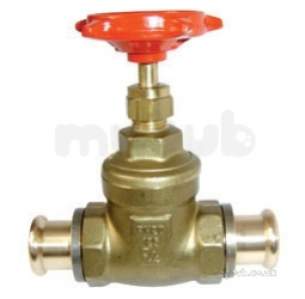 Pegler Push and Press General Valves -  Pegler Ps1078 Press Dzr Gate Valve 18