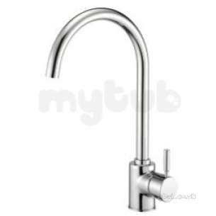 Pegler Luxury Kitchen Brassware -  Visio 4k4022 S/action Mono Sink Mixer Cp