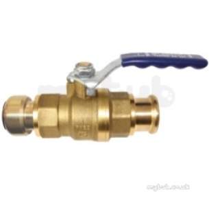 Pegler Push and Press General Valves -  Pegler Xt550 Press Dzr Ball Valve 15