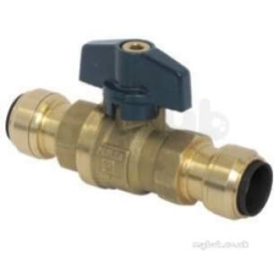 Pegler Push and Press General Valves -  Pegler Pt550t Push Dzr Ball Valve 15