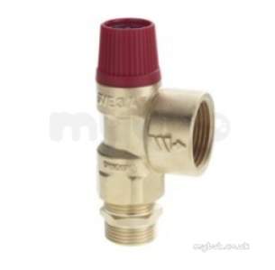 Safety Valves and Do Cocks -  3/4 Inch Safety Valve 2.5bar Ref 816-sv