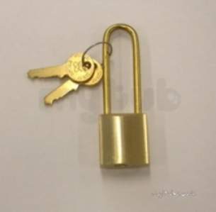Pegler General Commercial Valves -  Pegler Pdk3 Padlock And Key For Ball Vlve