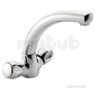 Pegler Mercia Brassware -  Mercia Modern Mono Sink Mixer Chrome