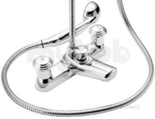 Pegler Mercia Brassware -  Mercia Design Bath Chower Mixer Chrome