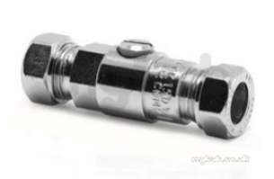 Yorkshire Lever Check and Appliance Valves -  Kuterlite 4424cp 15mm Double Check Valve