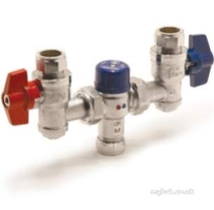 Pegler Thermostatic Mixing Valves -  15mm P402ua Thermo Mixing Valve Tmv3