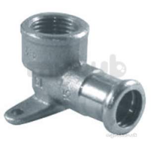 Xpress Copper and Solar Fittings -  Xpress Cu S15cp Backplate Elbow 12x1/2