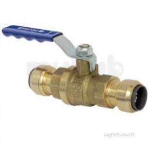 Pegler Push and Press General Valves -  Pegler Pt550 Push Dzr Ball Valve 15