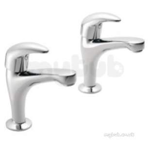 Pegler Luxury Kitchen Brassware -  Signia 4l2109 H/neck Sink Pillar Taps Cp