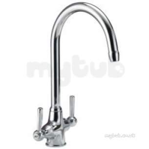 Pegler Luxury Kitchen Brassware -  Rune 4p1061 Dc Mono Sink Mixer Cp