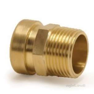 Tectite Classic and Tectite Pro Fittings -  Tect Clsc T3 Straght Mi Connector 12x1/2