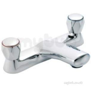 Pegler Mercia Brassware -  Mercia Modern Bath Filler Chrome