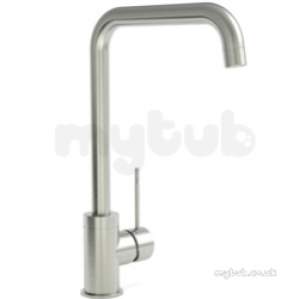 Pegler Luxury Kitchen Brassware -  Pegler Cyber Mono Sink Side Action Steel