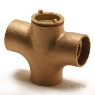 Endex Waste End Feed Fittings -  Endex Waste N376 88.5d Sweep Cross 54