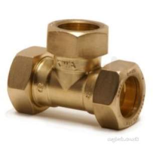 Kuterlite 900 Range Compression Fittings -  Pegler Yorkshire K918 10 Equal Tee