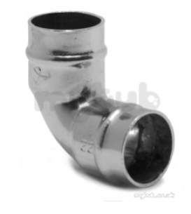 Yorkshire General Range Yp -  Yorks Yp12 Chrome Plated 28mm C/plate Elbow