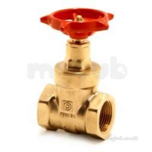 Pegler General Commercial Valves -  Pegler 1065 Bspt Brass Wh Gate Valve 25