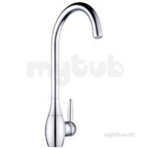 Pegler Luxury Kitchen Brassware -  Iconic 4p1121 S/action Mono Sink Mixer Cp