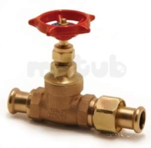 Pegler Push and Press General Valves -  Pegler Ps1070 Press Bronze Gate Valve 18