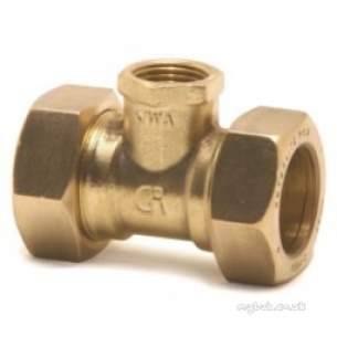 Kuterlite 900 Range Compression Fittings -  Kuterlite 930 28mm X 28mm X 1 Inch Fi Tee