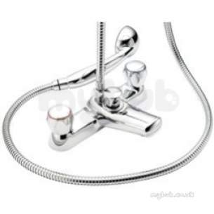 Pegler Mercia Brassware -  Mercia Modern Bath Shower Mixer Chrome