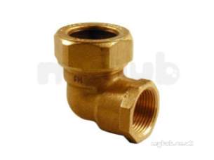 Kuterlite 7001700 Compression Fittings -  Kut K1717 90d Female Elbow 3/8x1/2