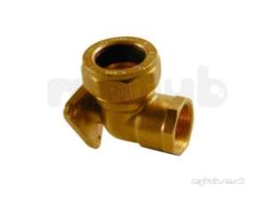 Kuterlite 7001700 Compression Fittings -  Kut K1717w 90d Backplate Elbow 3/8x1/2