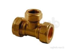 Kuterlite 7001700 Compression Fittings -  Pegler Yorkshire Kut K1718b Rb Tee 3/4x3/4x1/2