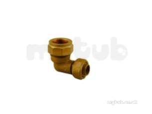 Kuterlite 7001700 Compression Fittings -  Kut K1727 Bent Swivel Connector 1/2x1/2