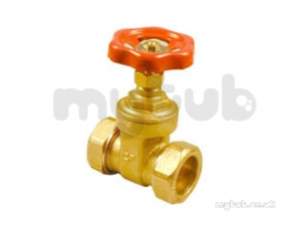 Yorkshire Kuterlite 600 Range -  Kuterlite 416 15mm Brass Gate Valve