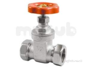 Yorkshire Lever Check and Appliance Valves -  K416cp 15 Comm Chrome Gatevalve 61692