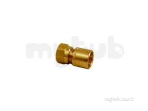 Kuterlite 600 Range Compression Fittings -  Kuterlite 609 8mm X 15mm Str Coupling