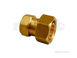 Kuterlite 600 Range Compression Fittings -  Kuterlite 612tn 22m X 1 Inch Cyl Connector