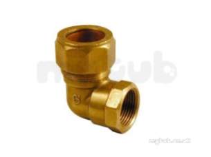 Kuterlite 7001700 Compression Fittings -  Kut K717 90d Female Elbow 25x3/4