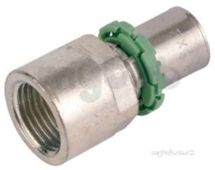 Henco Mlcp Multilayer Pipe System -  Henco Brass Sm2 Fi Str Connector 16x1/2