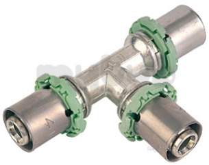 Henco Mlcp Multilayer Pipe System -  Pegler Yorkshire Henco Brass Sm24 Equal Tee 16