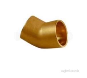 Yorkshire Degreased Endbraze Fittings -  Endbraze Degreased N21 45deg Bend 108mm
