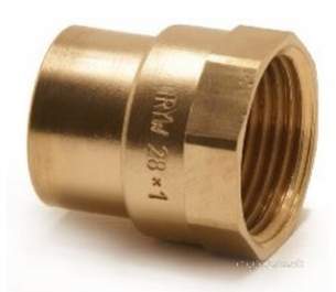 Yorkshire Degreased Endex 6mm 28mm Fittings -  Pegler Yorkshire N2 22x1 Female Coupling