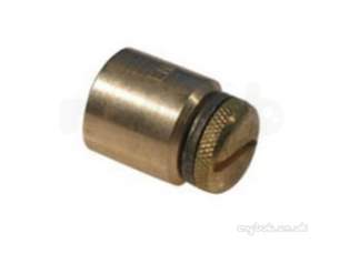 Yorkshire Degreased Endex 6mm 28mm Fittings -  Pegler Yorkshire N61av 15 Air Vent Stop End