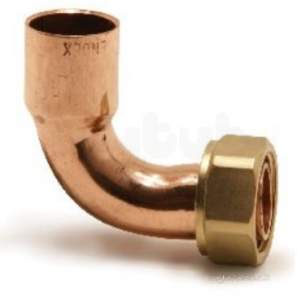 Yorkshire Degreased Endex 6mm 28mm Fittings -  Pegler Yorkshire N63 15x3/4 Bent Tap Connector