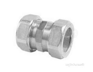 Yorkshire Kuterlite 900 Range -  Pegler Yorkshire K910 15 Chrome Coupling