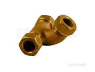 Yorkshire Kuterlite 600 Range -  Kuterlite 631 15mm X 15mm X 15mm Offset Tee