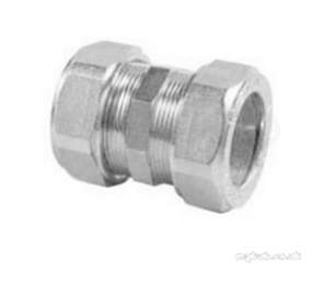 Yorkshire Kuterlite 600 Range -  Kuterlite 610cp Chrome Plated 15mm Str Coupling