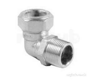 Yorkshire Kuterlite 600 Range -  K616cp 22x3/4 Comm Chrome Mi Elbo