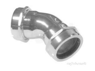 Yorkshire Kuterlite 600 Range -  Kw652cp 35 Chrome Obtuse Elbow 63028