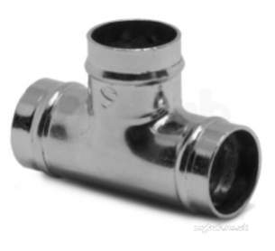 Yorkshire General Range Yp -  Yorks Yps24 Chrome Plated 22mm C/plate Equal Tee