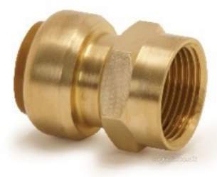 Yorkshire Tectite Fittings -  T2/t270g 12x3/8 Female Coupling 45194