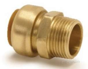 Yorkshire Tectite Fittings -  T3t/t243g 12x3/8 Male Coupling 45254