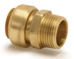 Yorkshire Tectite Fittings -  Pegler Yorkshire T3/t243g 12x1/2 Male Coupling
